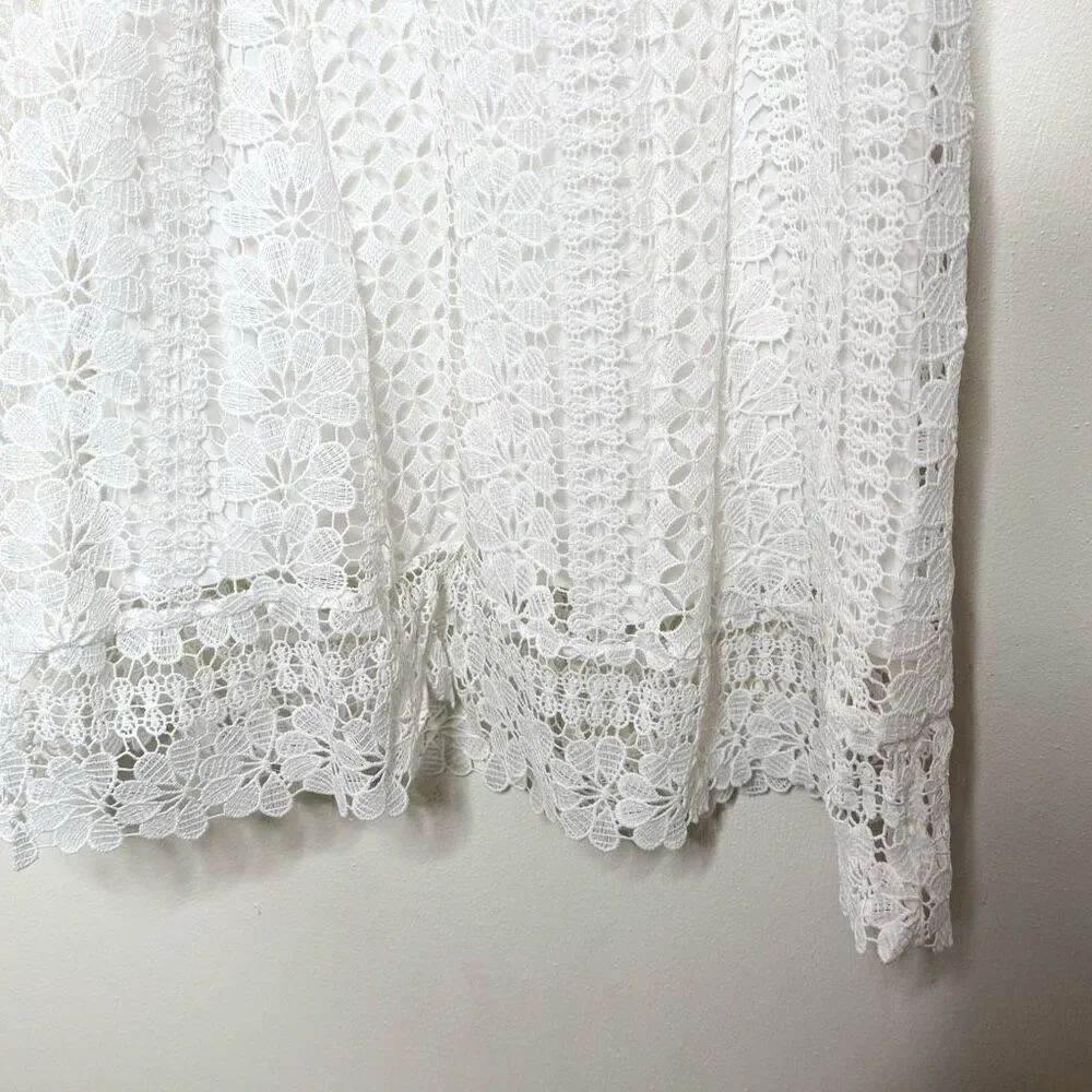 Lulu’s Live To Be Loved White Lace Midi Dress - Women’s US S - Picture 4 of 10